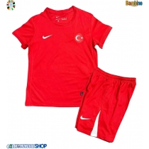 Maglie da calcio Tacchino Seconda Maglia Bambino Europei 2024 Manica Corta (+ Pantaloni corti)
